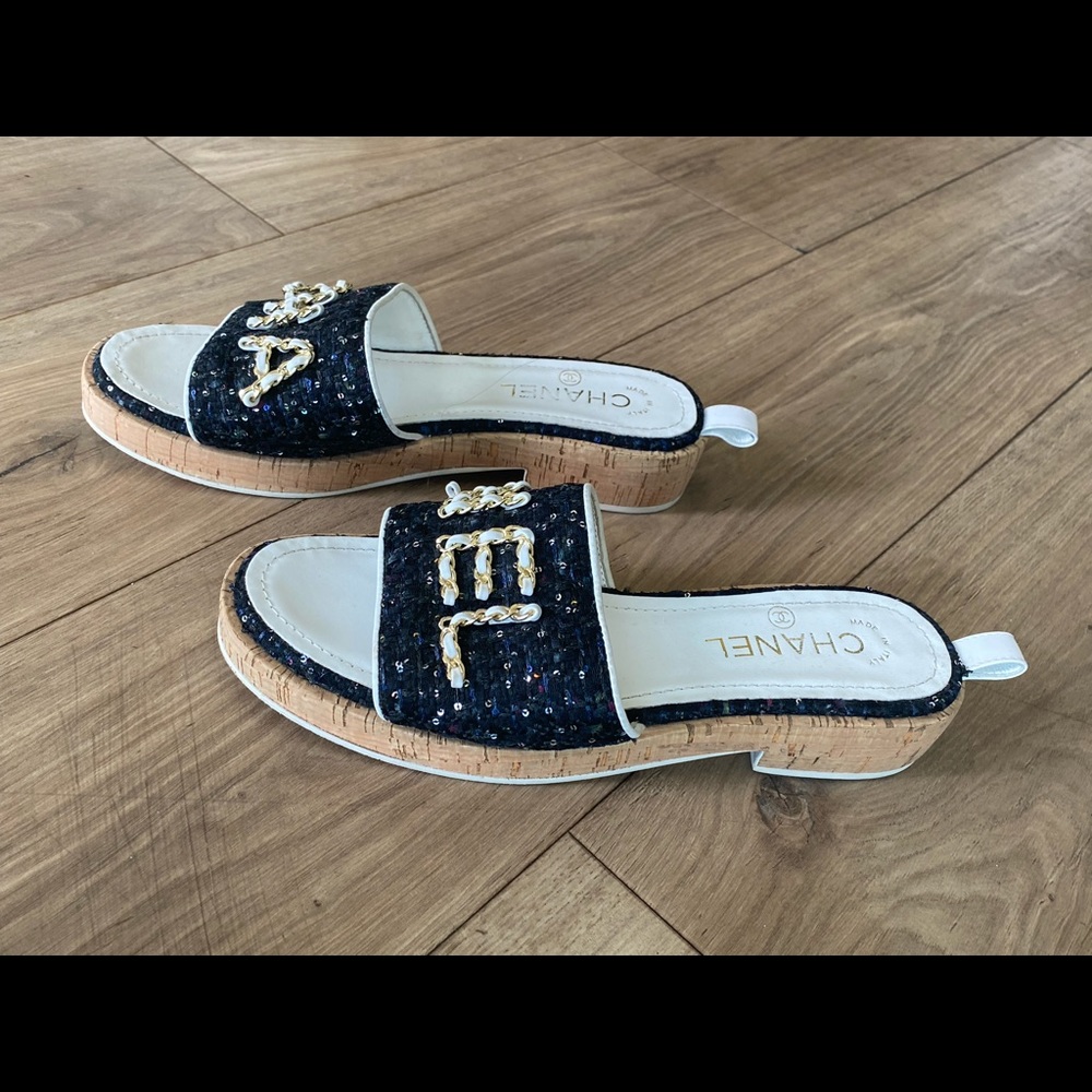 Chanel Espradrille Sandlas